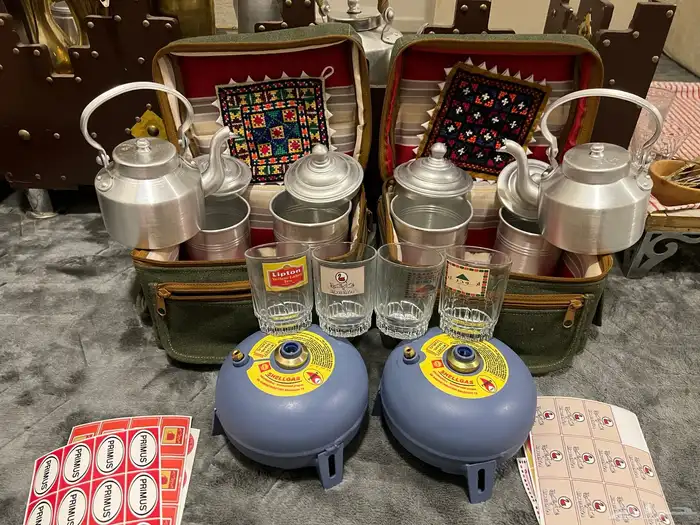 عزبة شاي و دافور ايطالي شبيه بريموس 1