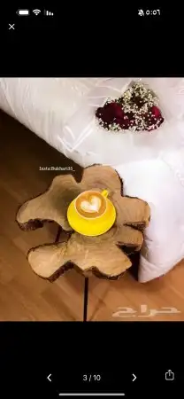 من ابداعتناومنتجاتتا طاولات جذوع شجرومدافي وطاولات طعام 3