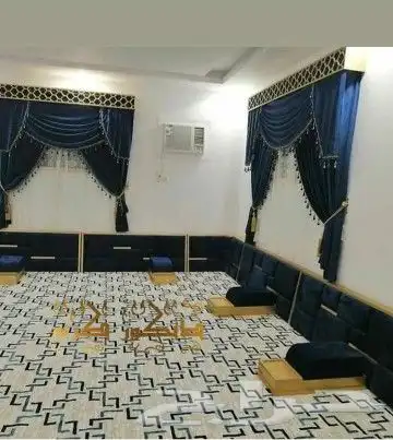 تنجيد وتفصيل كنب ستائر جلسات مساند بطرمه على ضمان 21