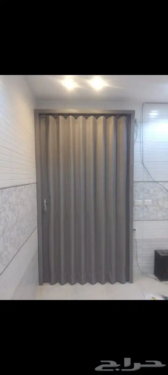 ابواب كرديون.سحاب بلاستيك فايبر أبواب جلد سحااب 0