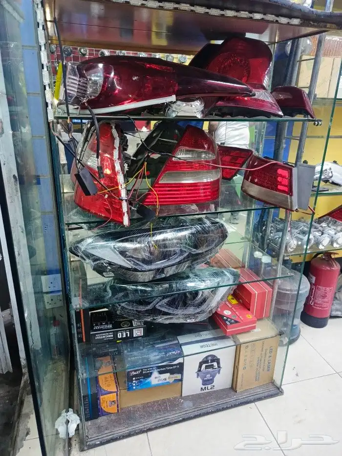 عدسات شمعات اسطبات زنون محولات لمبات ليد غطيان شمعات تفصيل 23