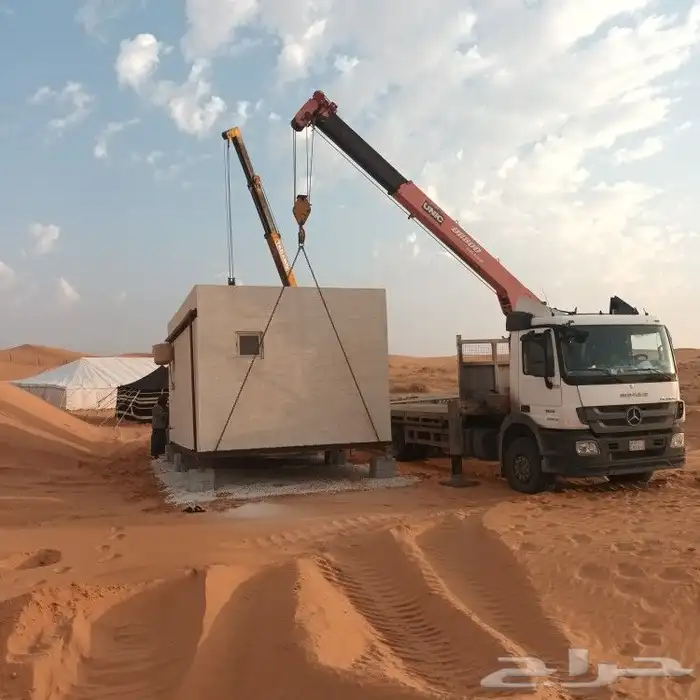 ونش دبل كرين دبل سطحه دبل نقل كنتينرات نقل غرف جاهزه 0