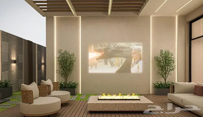 حديقه خارجيه _ فيلا _ ديكورات داخليه و خارجيه 2