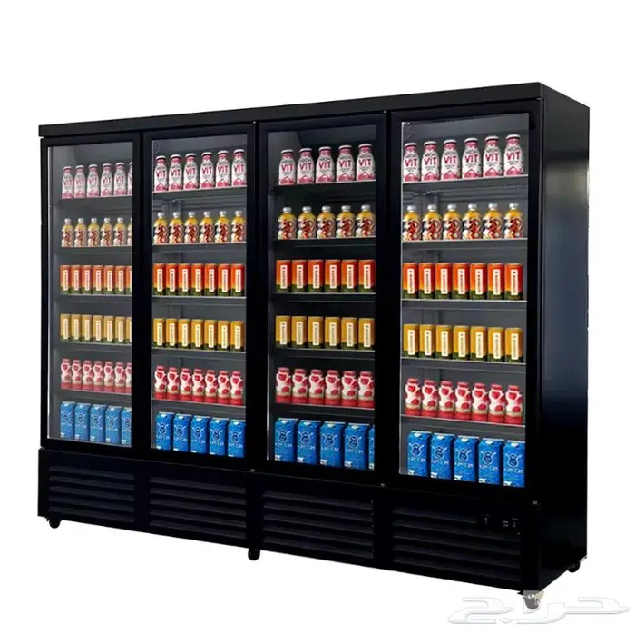 ثلاجة عرض زجاج اسود BMAX   جديد 2