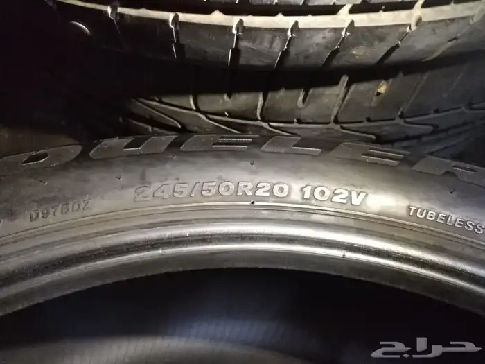 اربع كفرات برجيستون 245 50 20 2