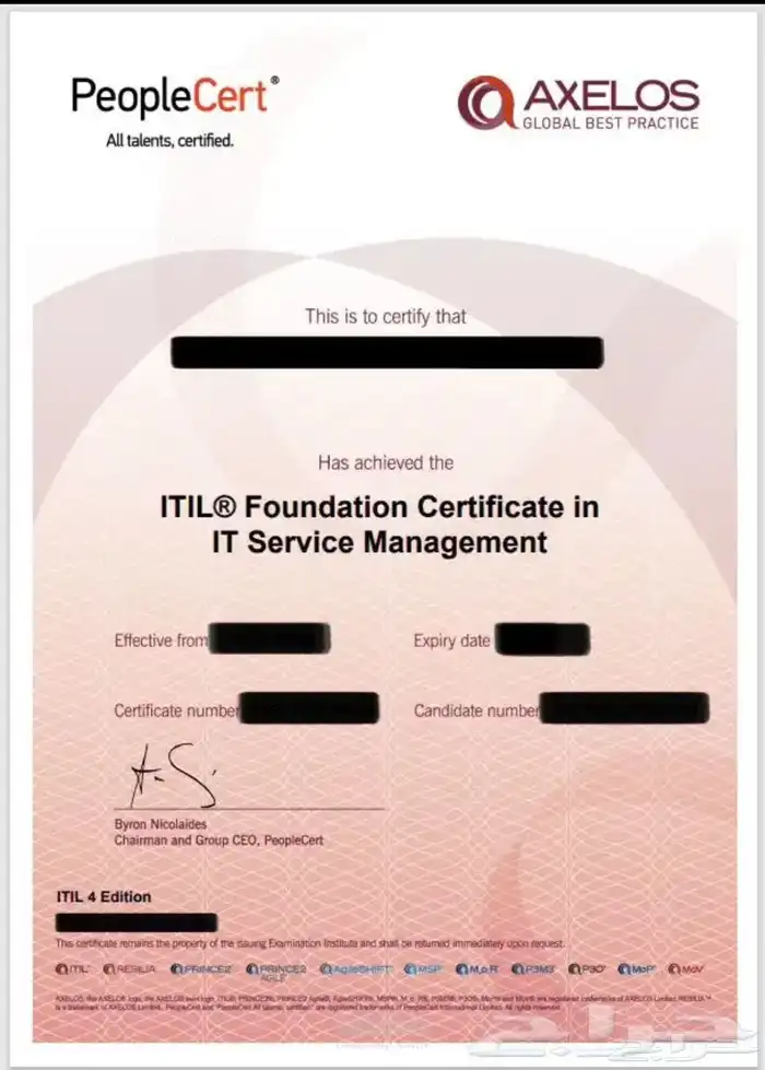 اساعدك في اجتياز Security P3O Fundimental PBA PMP CCNA 13