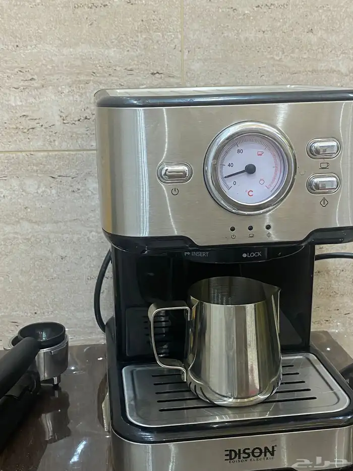 اله قهوه جديده إستخدام أربع مرات اسم الشركة EDlSON 1