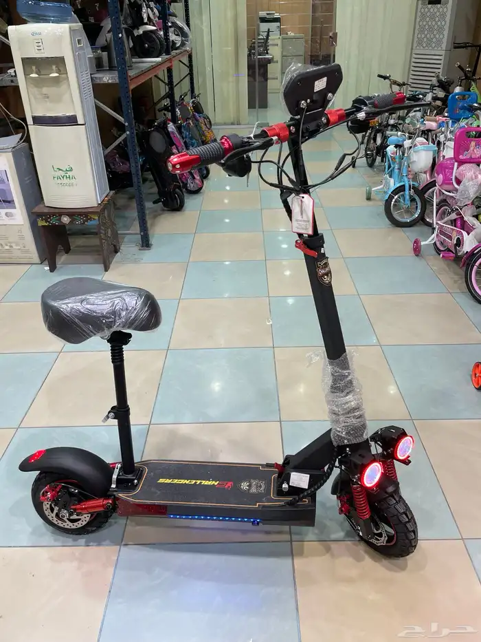 سكوتر كهربائي الوحش 48 فولت12000 أمبير -800 واط وشاشه كبيرة 9