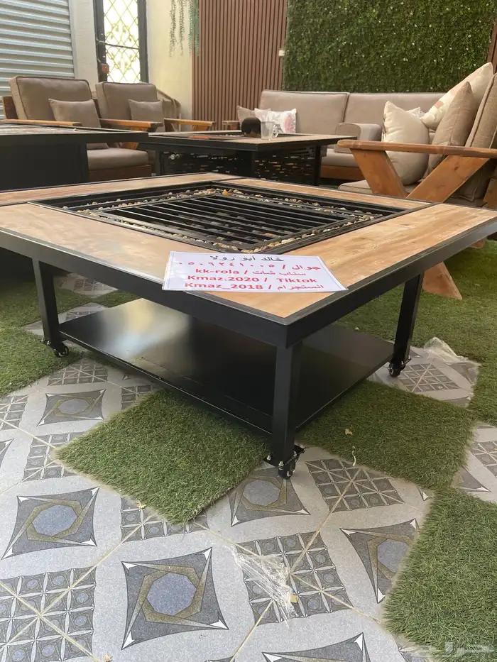 طاولات تدفئه وحدائق ومشبات على الغاز والحطب 11