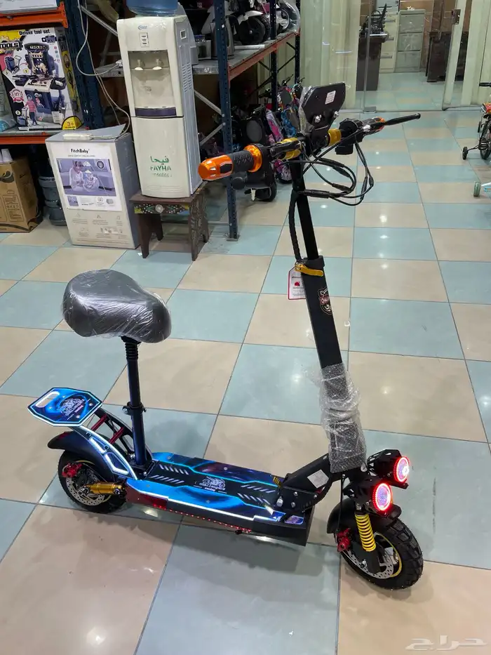 سكوتر الوحش 48 فولت - 800 واط - رفرف مضئ 0