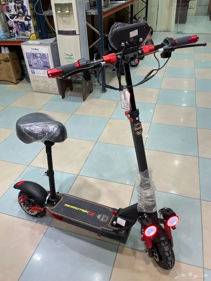 سكوتر كهربائي الوحش 48 فولت12000 أمبير -800 واط وشاشه كبيرة 5