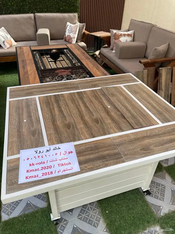 طاولات تدفئه وحدائق ومشبات على الغاز والحطب 6