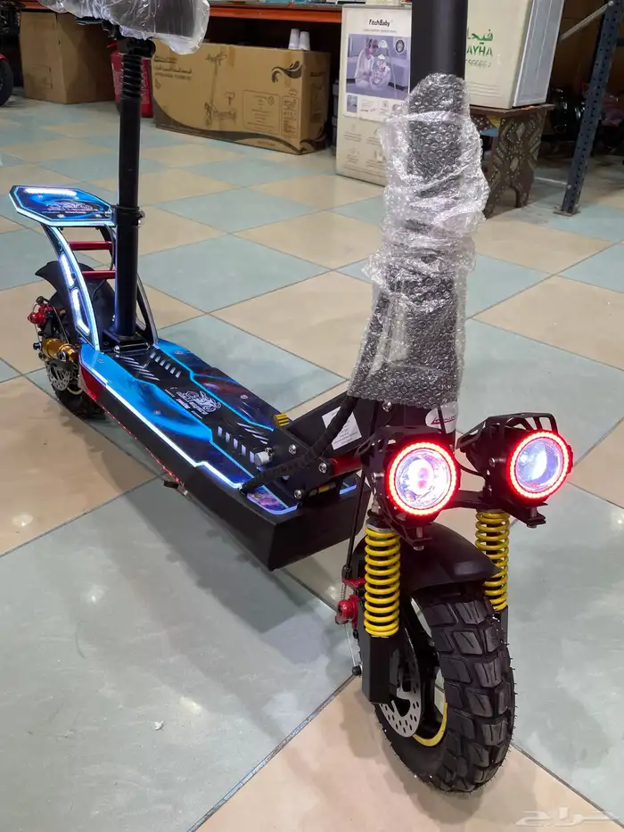 سكوتر الوحش 48 فولت - 800 واط - رفرف مضئ 3