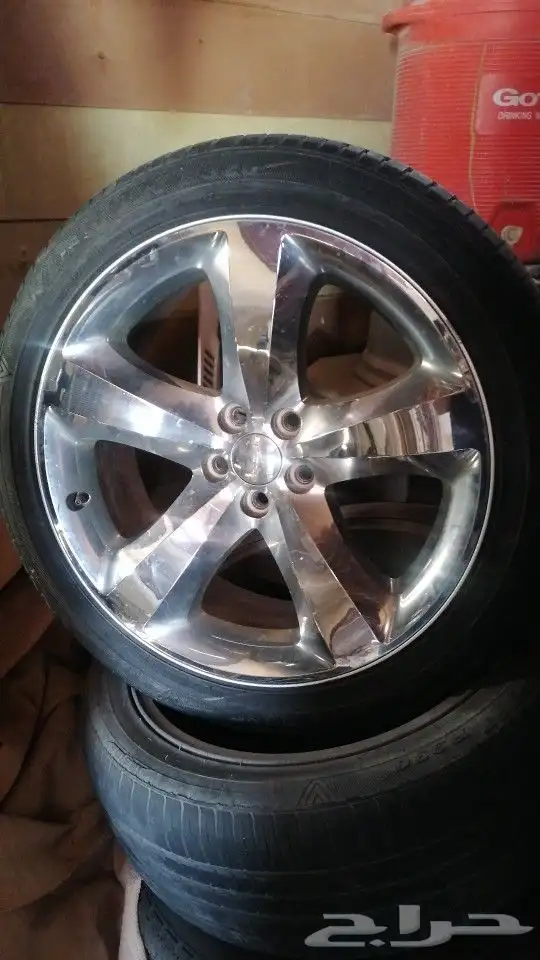 جنوط دوج اصلي وكاله مع كفراتها وجنوط يكون مقاس 20 1