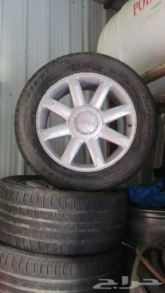 جنوط دوج اصلي وكاله مع كفراتها وجنوط يكون مقاس 20 3