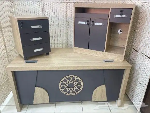 طقم مدير مكاتب سكرتارية ورك ستيشن طاولة اجتماع جديد مودرن 13