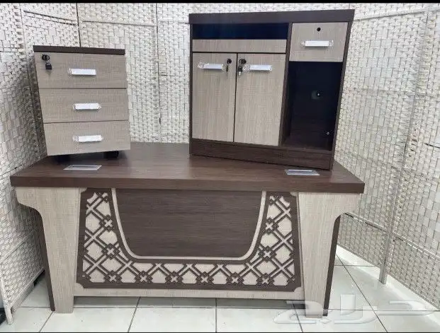 طقم مدير مكاتب سكرتارية ورك ستيشن طاولة اجتماع جديد مودرن 10