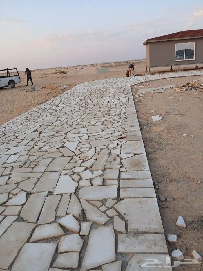 حجر عشوائي وثيل طبيعي 0