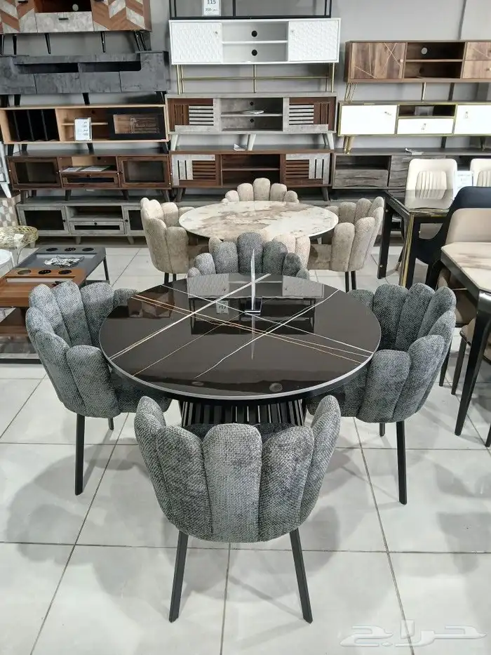 طاولات طعام مدوره 1