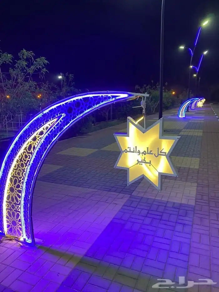حدائق مجسمات جمالية  وكراسي ذكية وانترلوك وبلدورات مضيئة 76