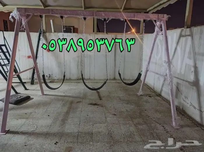 تجهيز وتأمين مراجيح وملاهي المخيم واقتراحات والمنزل 22