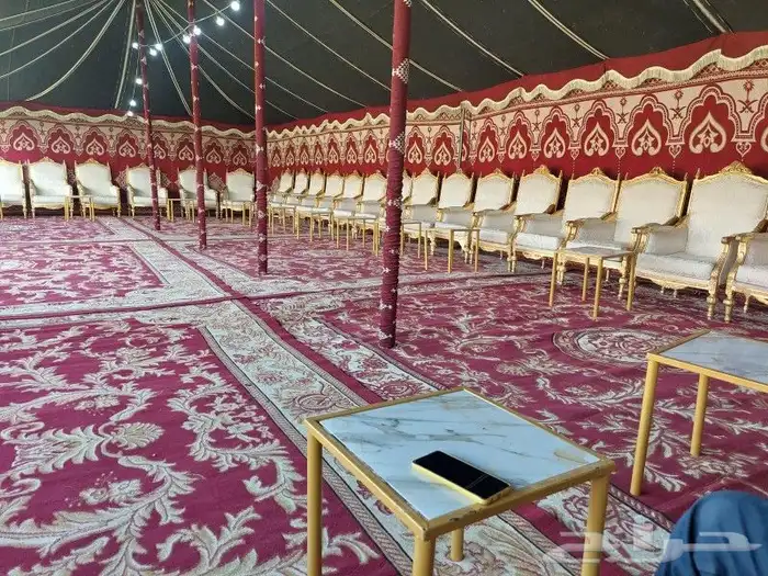 تاجير خيام تاجير بيوت شعر كل لوازم الحفلات فرش كبير وصغير 1