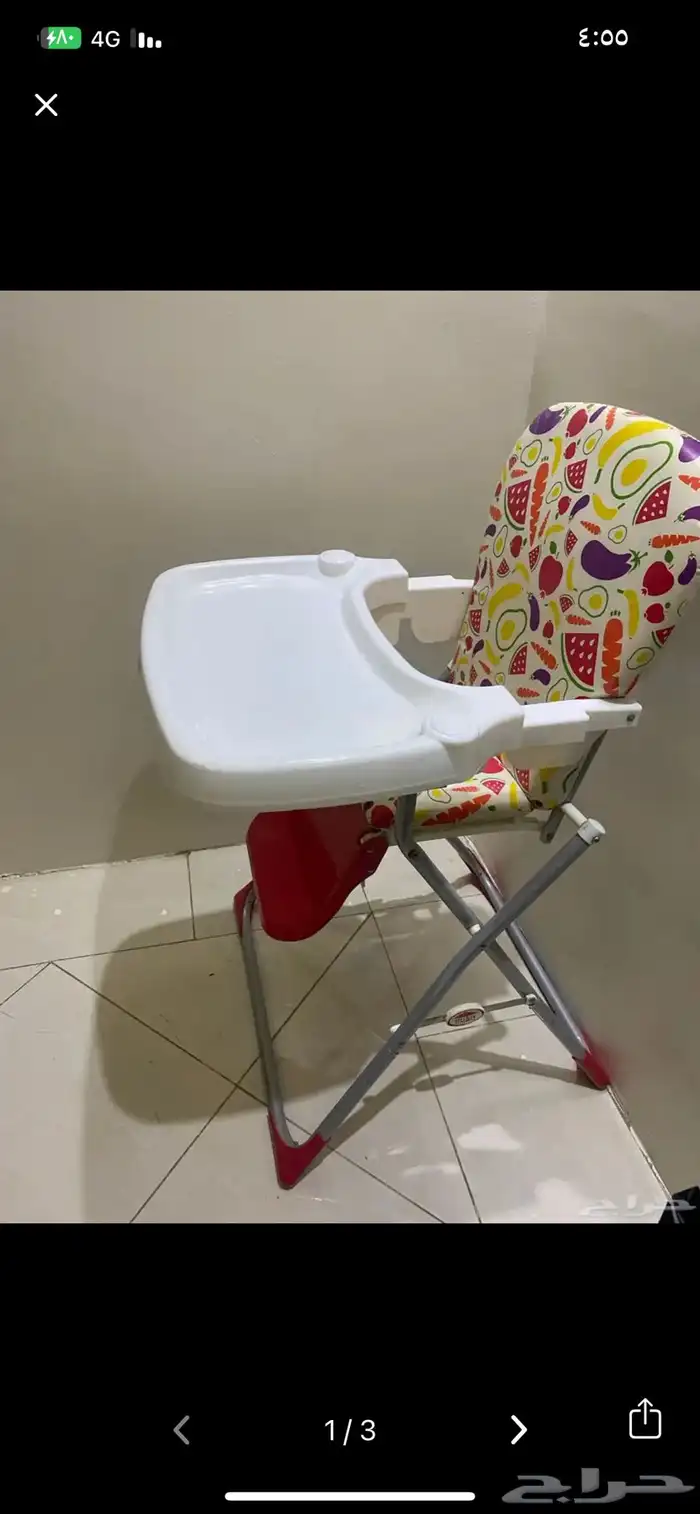 كرسي طعام للاطفال من جونيور 0