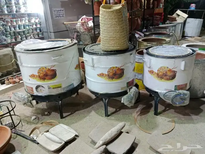 موجود جميع انواع الفخاريات صحاف والحجر مغشات بجميع احجامها 25