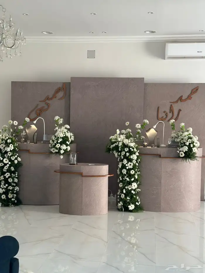 تنسيق حفلات مؤتمرات مواليد كوش مداخل توديع العزوبيه 1