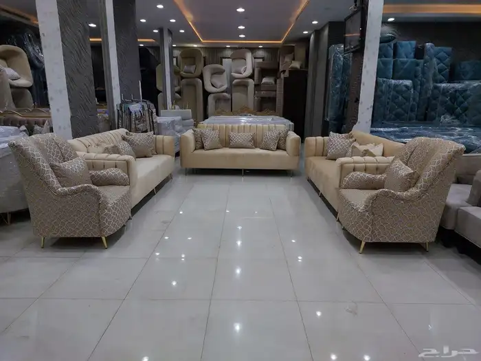 كنب جديد وستائر ويفي 30