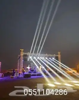 تأجير أجهزة وإظاءات ومستلزمات الحفلات والمناسبات والإفتتاحيا 1