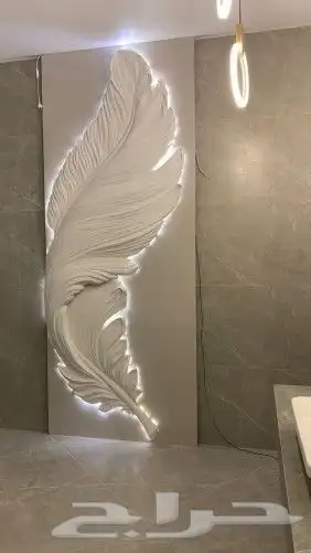 تصميم وحفر لوحات 3d متوفر جميع اعمال الديكورات الدخلية cnc 1