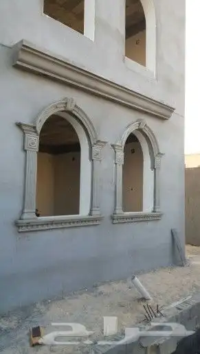 ديكورات اسمنتيه جي ار سي خارجي وداخلي تركيب واجهات حجر 2