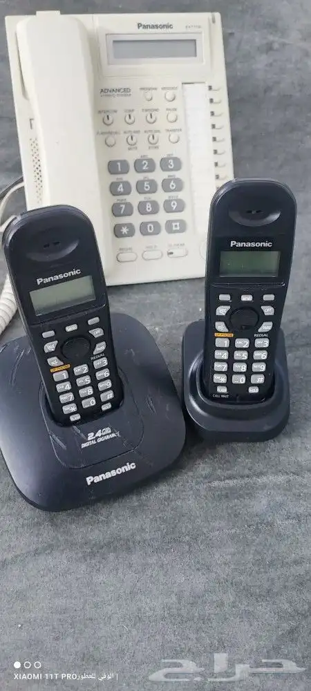 هواتف لاسلكيه ومكتبيه للبيع بحاله ممتازه 1