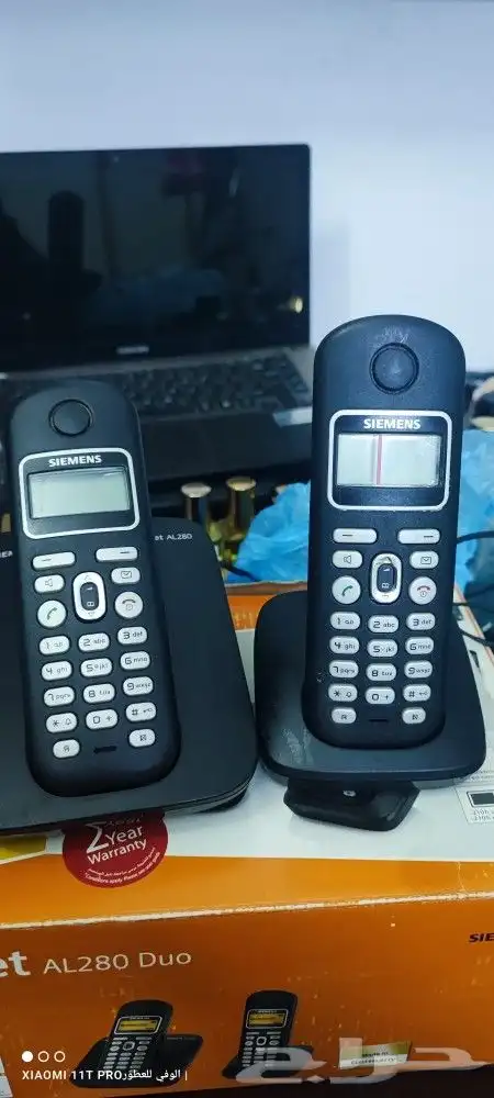 هواتف لاسلكيه ومكتبيه للبيع بحاله ممتازه 0