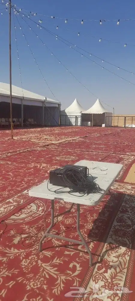 تاجيرمخيمات للبر والمناسبات والمزادات 0