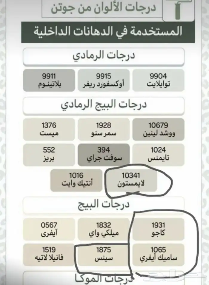 كتلوج دهانات  دهانات_جوتن  دهان_الخبر  دهان 9