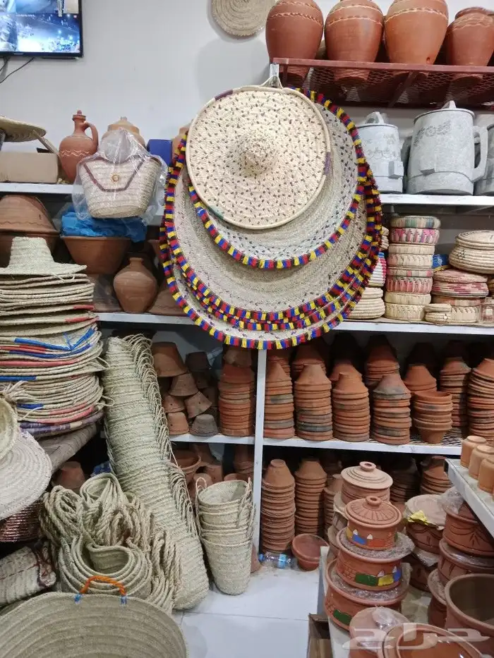 موجود جميع انواع الفخاريات صحاف والحجر مغشات بجميع احجامها 3