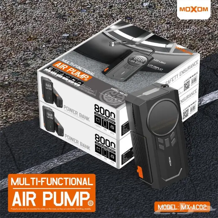 منفاخ وباور بنك واشتراك طوارئ لبطارية السيارة 4