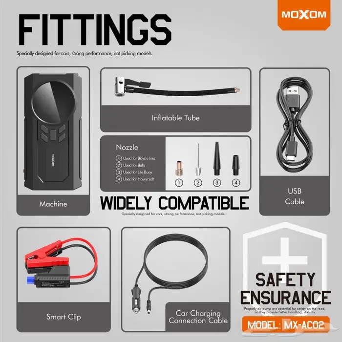 منفاخ وباور بنك واشتراك طوارئ لبطارية السيارة 1