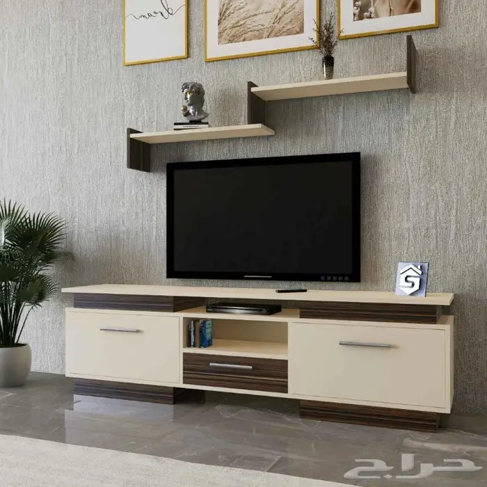 طاولات تلفزيون خشب متين يدوم طويلا 14
