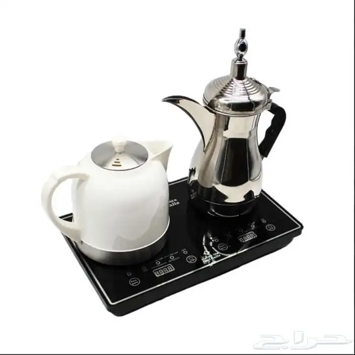 طقم دلة الخليج الفاخر الملحقات   4 علب   2 ملعقة 4