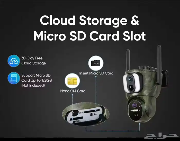 كمراء 4G بطاقه الشمسيه 6