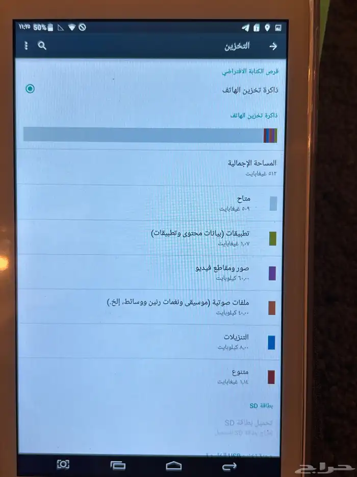 تابلت 512 قيقا 4