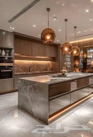 مطابخ خشب ألماني ومطابخ صاج والمنيوم ورخام صناعي وبورسلان 4