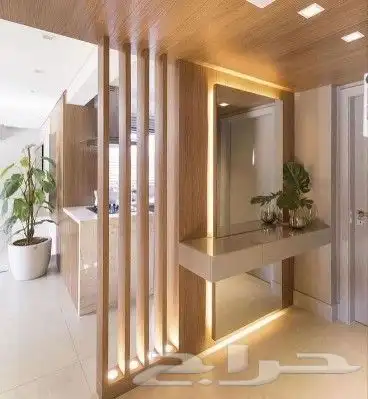تصاميم ديكور مدخل استقبال تعليق عبايات تصاميم حديثه 16