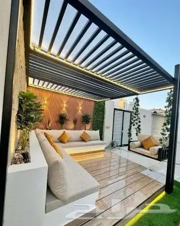 برجولات  جلسات  مظلات خارجيه 1