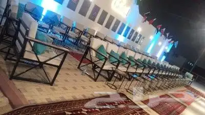 يوجد لدينا شاشات وجميع انواع الكراسي وكل ما يخص الحفل 2