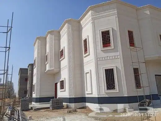 لياسه ملونة تغنيك عن الحجر وديكورت خرجيه اسمنتيه وبطاح اريض 0