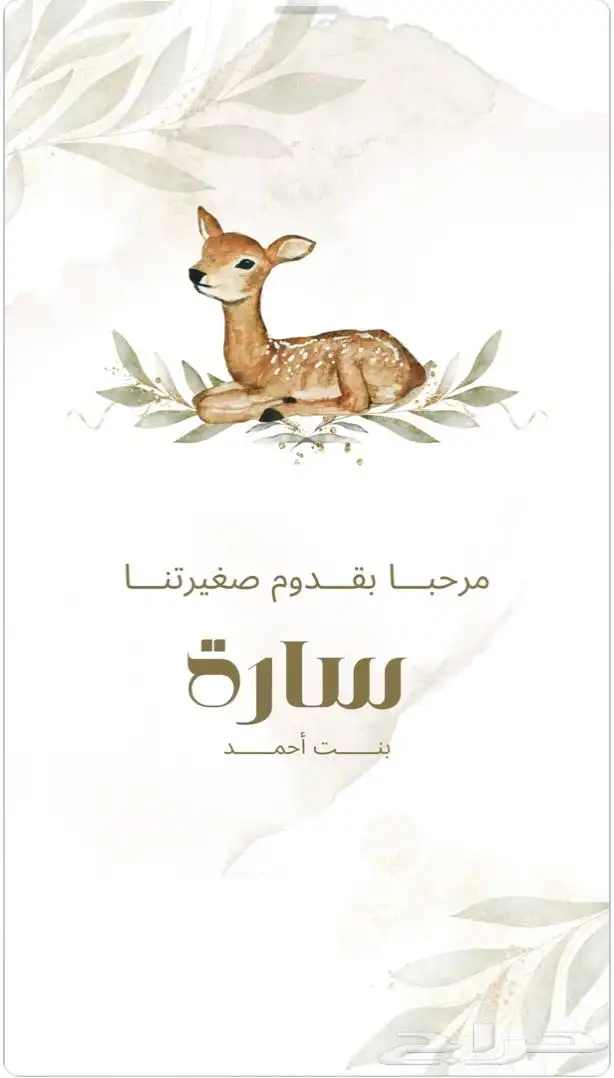 تصميم بشارة مواليد يشكل احترافي ورائع 2